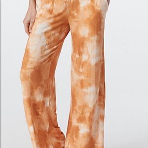 Cuddl Duds Ochre Wide Rib Pants 1X